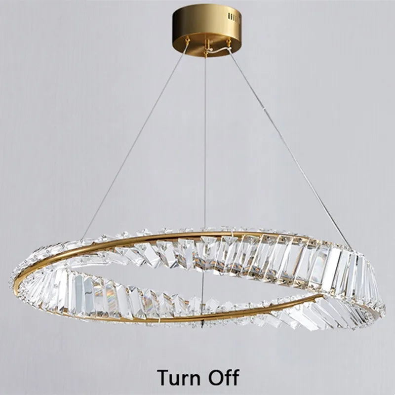 Luxury crystal chandelier for refined lighting