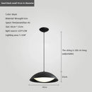 Modern minimalist iron pendant light for interiors