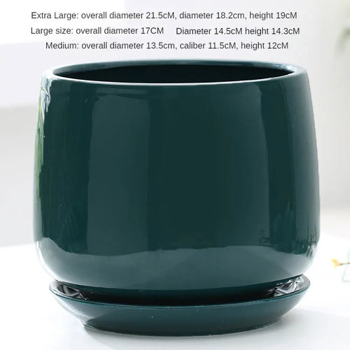 creative ceramic flower pot for indoor and outdoor decoration
