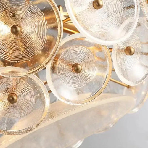 Modern nordic luxury LED chandelier for indoor use - vue 4 sur 9