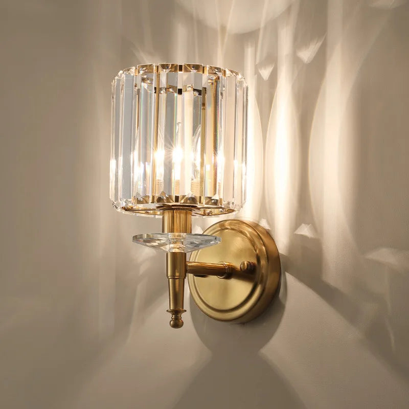 applique murale en cristal design pour intérieur élégant - vue 3 sur 8