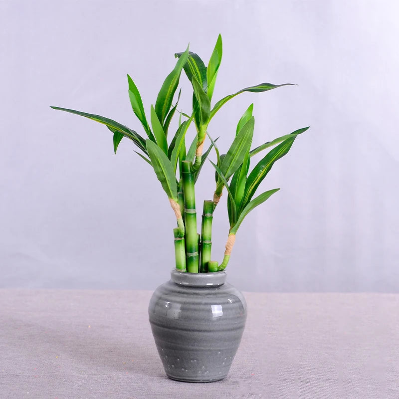Artificial bamboo plants for indoor and outdoor decoration - vue 6 sur 13