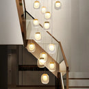 Modern crystal pendant light for decorative indoor lighting