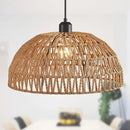 Lustre en corde de chanvre de style japonais