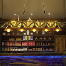 Retro industrial style chandelier modern string lamp for indoor lighting