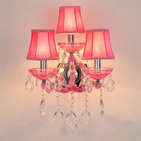 Modern crystal wall light for interior decoration