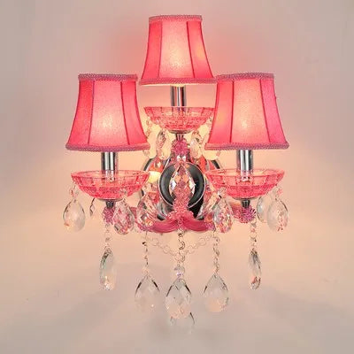 Modern crystal wall light for interior decoration