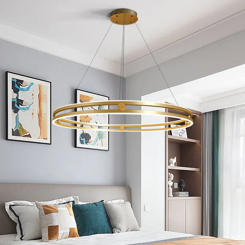 Versatile LED ring lamp for indoor lighting