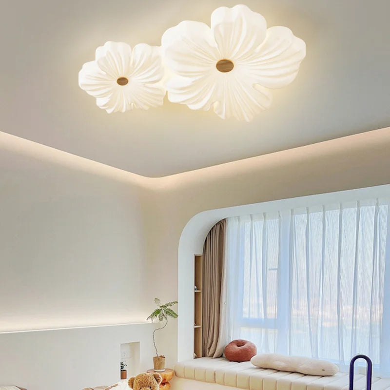 Modern LED ceiling light flower shape for indoor decoration