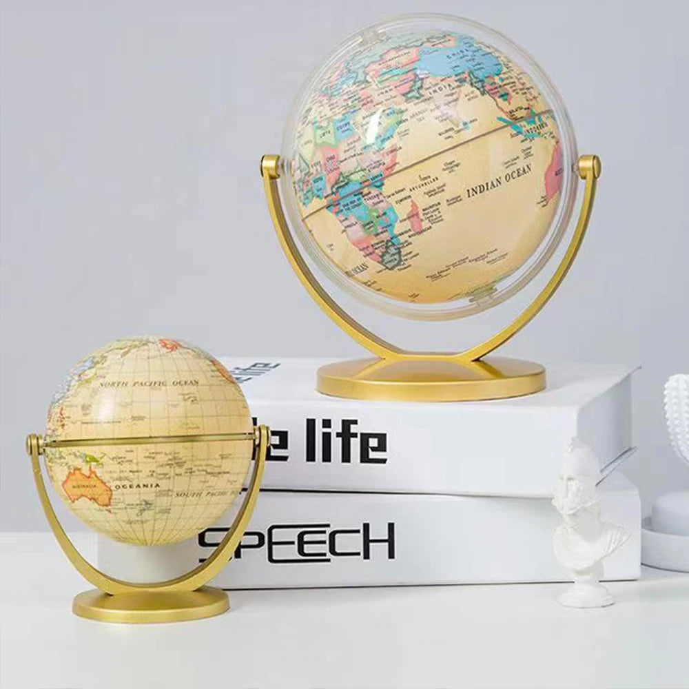 retro desktop globe for learning geography - vue 6 sur 7