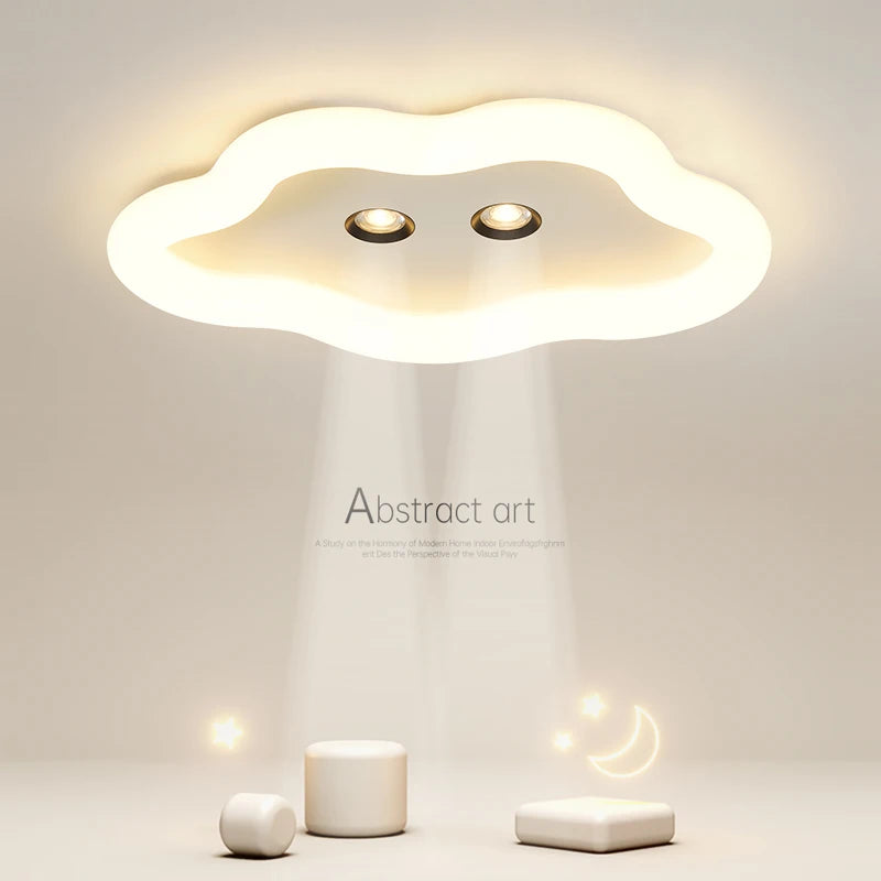 Simple modern round nordic LED living room lamp