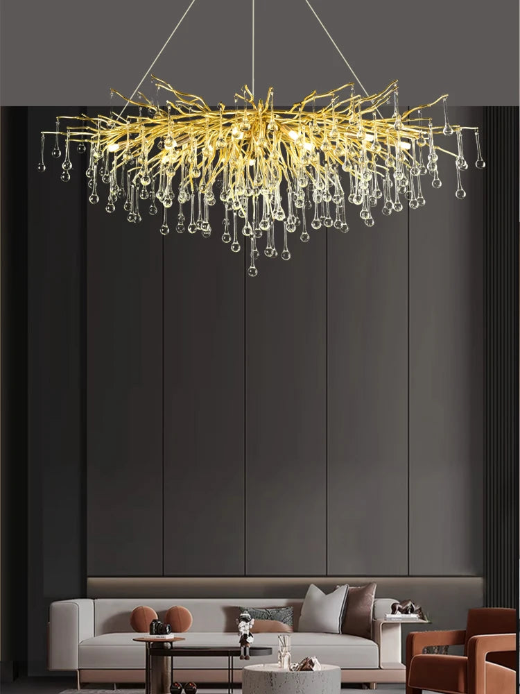 Pendant Lamp Chandelier,Pendant Lighting Fixtures,Pendant Lamp Chandelier,Tree-shaped Crystal Chandelier,Led Lighting Lamp,
