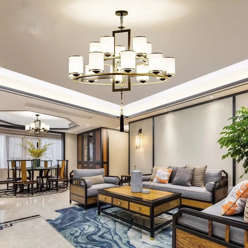 Chinese retro chandelier for elegant and cosy lighting