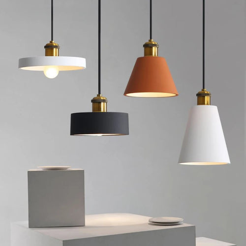 Industrial style LED pendant light - vue 2 sur 22