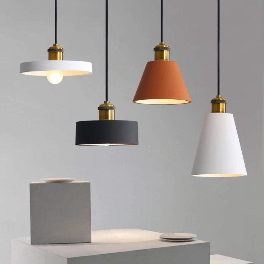 Industrial style LED pendant light