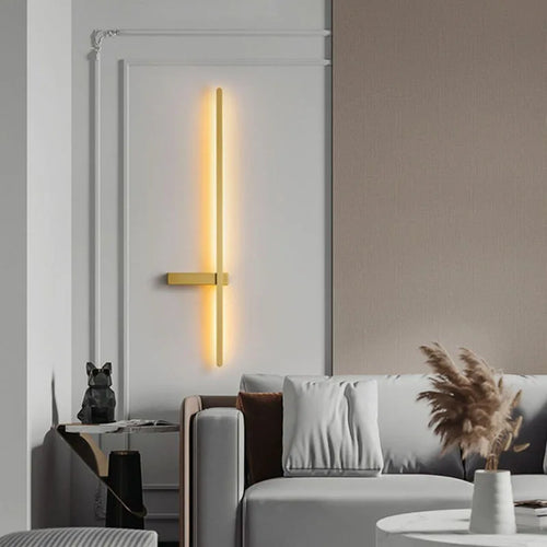 Minimalist artistic design LED wall light - vue 6 sur 15
