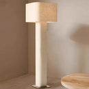 Hensley wabi sabi artistic fabric floor lamp for interior decoration