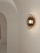 Creative minimalist glass LED wall light for interior
