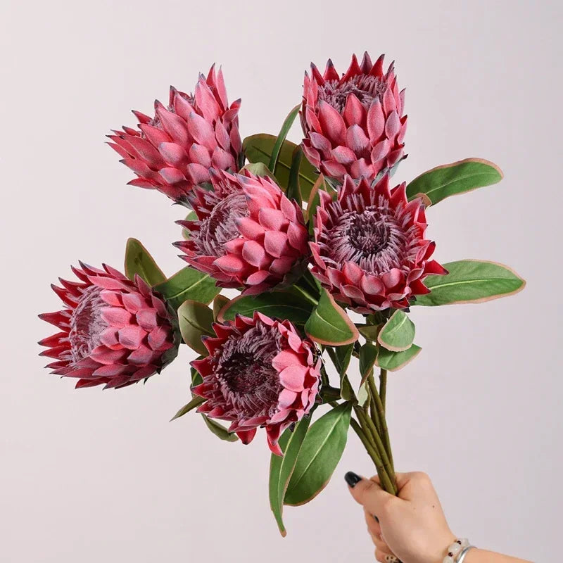 Artificial imperial flower branch for elegant decoration