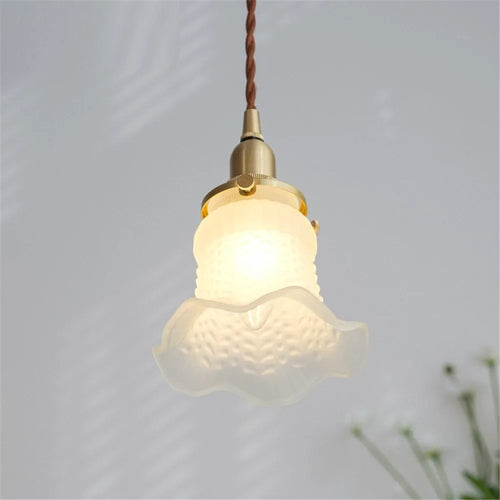 Nordic retro glass chandelier for interior decoration - vue 6 sur 8