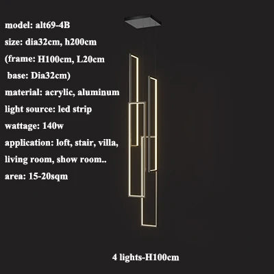 Modern Nordic ceiling light for lofts and creative spaces