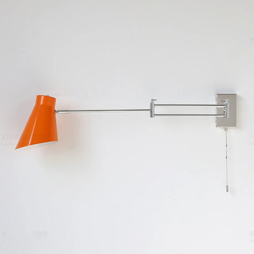 Foldable and extendable industrial metal wall light - vue 7 sur 9