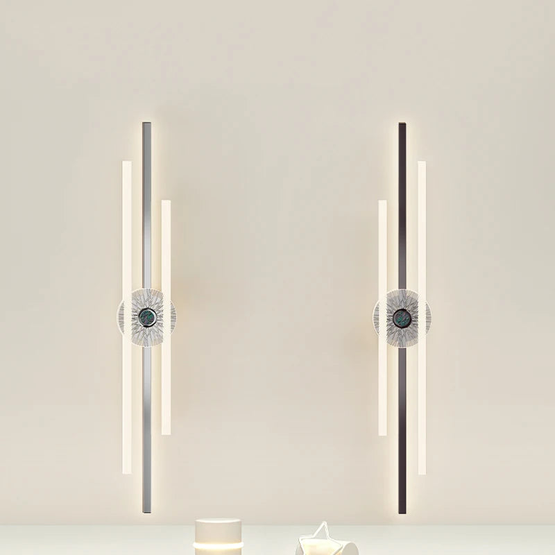 Modern minimalist eye protection grid wall light