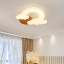 Romantic rainbow cloud ceiling light for children, decorative and modern