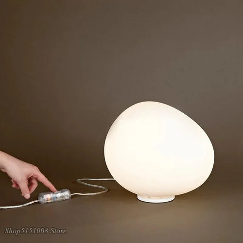 Modern glass desk lamp with creative Nordic decorative design - vue 4 sur 6