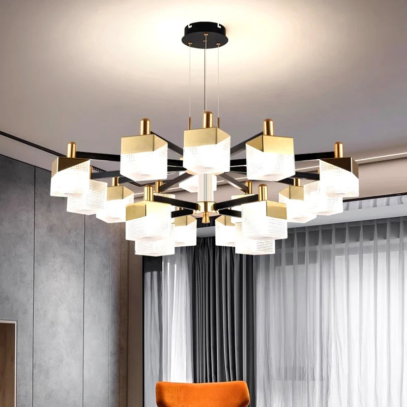 Modern LED pendant chandeliers for indoor lighting