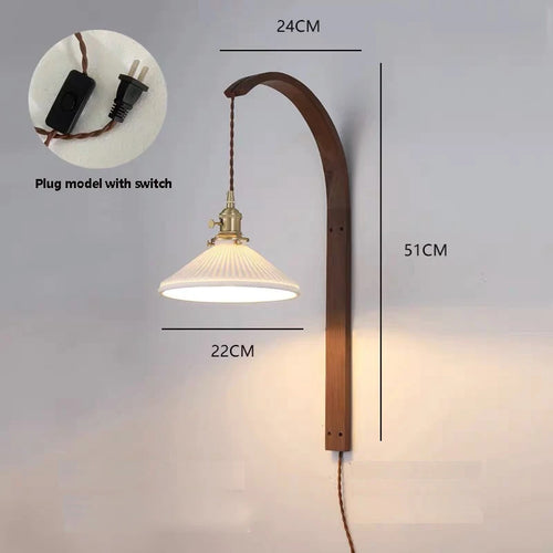 applique murale en bois à led pour décoration intérieure - vue 4 sur 11