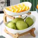 Modern creative fruit plate for snacks and desserts