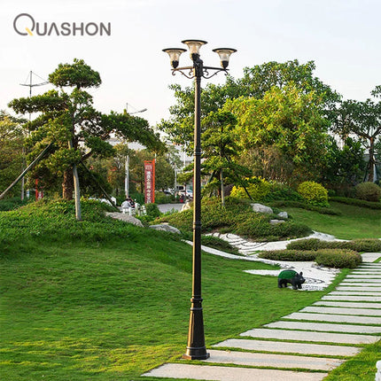 Solar LED garden lamp for outdoor paths and garden