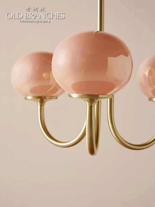Nordic simple gold designer chandelier - vue 6 sur 11