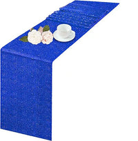 Gold, silver and pink sequin table runner