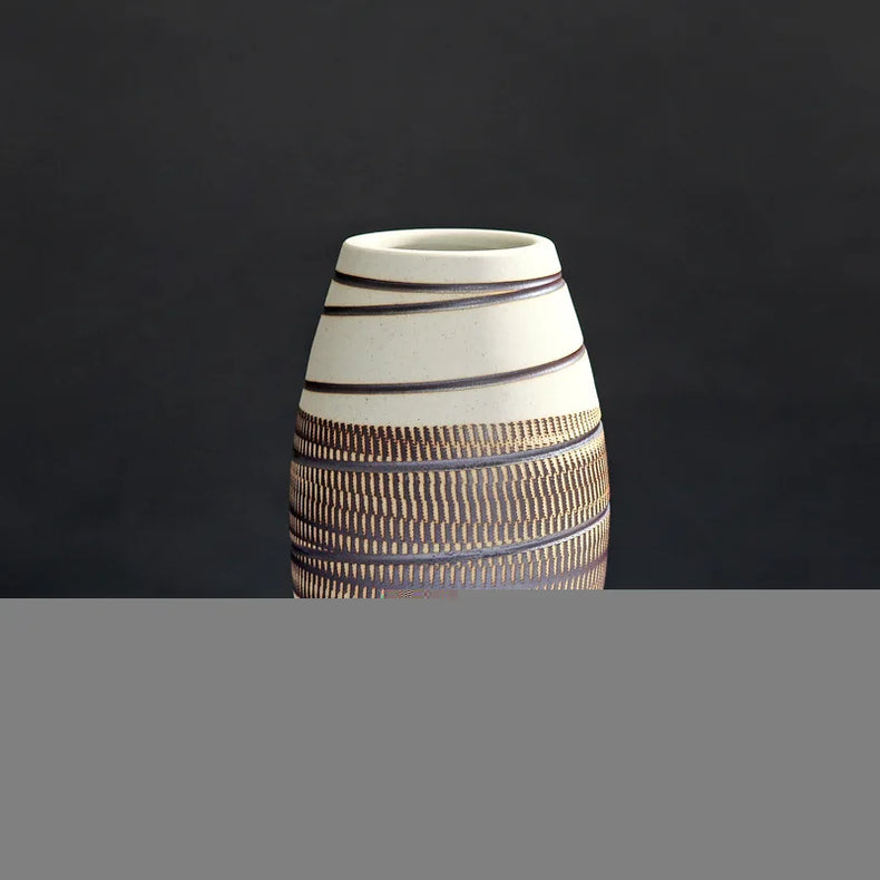 handmade ceramic vase for home decor and floral arrangements