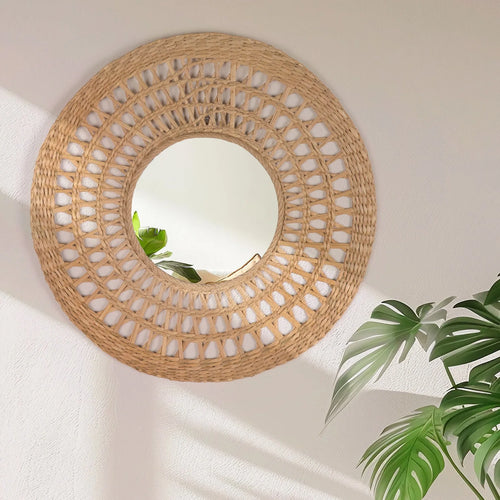 Creative and luxurious European style circular wall decorative mirror - vue 4 sur 7