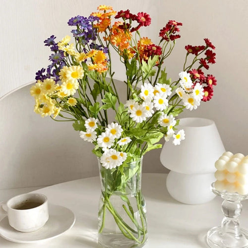 30 artificial flower heads for decoration and floral arrangements - vue 3 sur 11