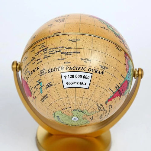 modern metal stand for globe creative retro decoration - vue 2 sur 10