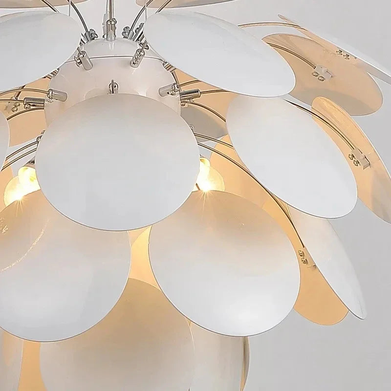 Modern glass pine cone chandelier for interior decoration - vue 6 sur 9