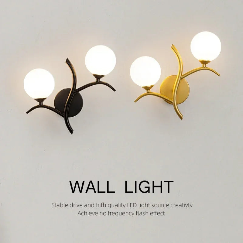 Decorative LED wall light for modern and chic interiors