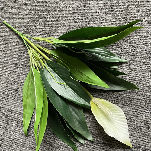 Tropical artificial monstera and anthurium plants for indoor decoration - vue 11 sur 12