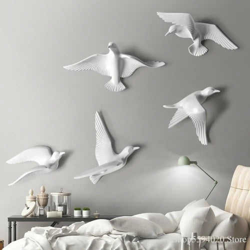 Creative seagull wall decoration - vue 3 sur 36