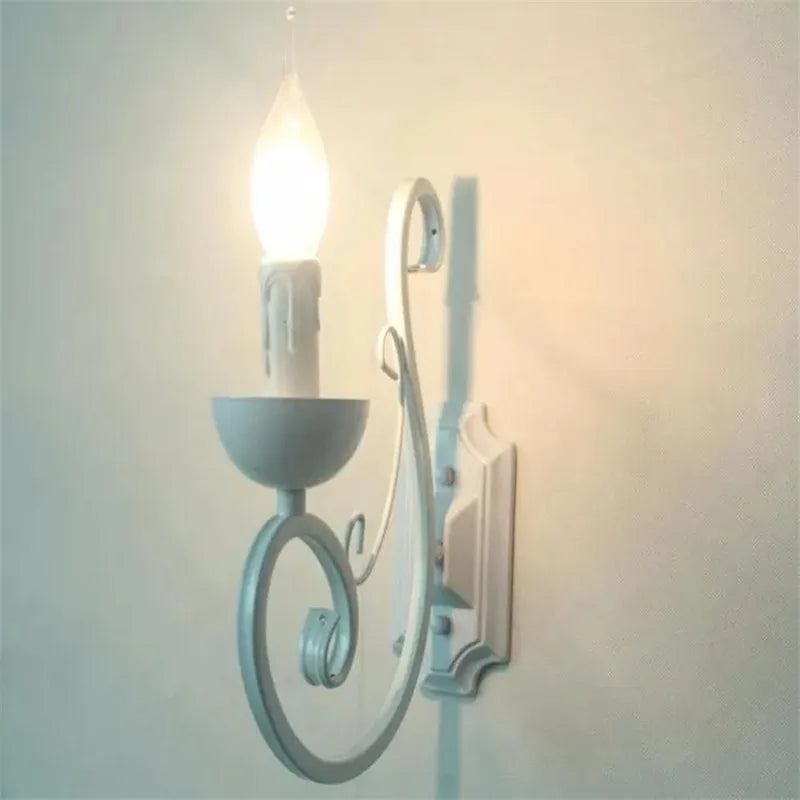 Vintage metal wall light for elegant interiors
