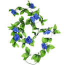 Artificial wisteria garland for floral and festive decoration