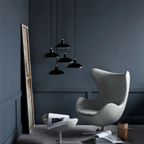 Modern minimalist industrial style chandelier for café and bar - vue 3 sur 9