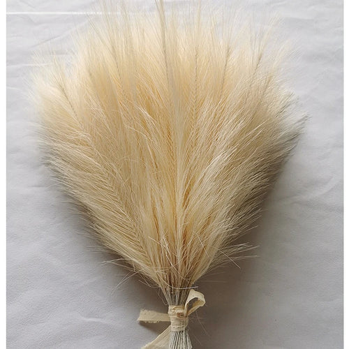 Set of 10 artificial pampas grass bouquets for interior decoration - vue 14 sur 17