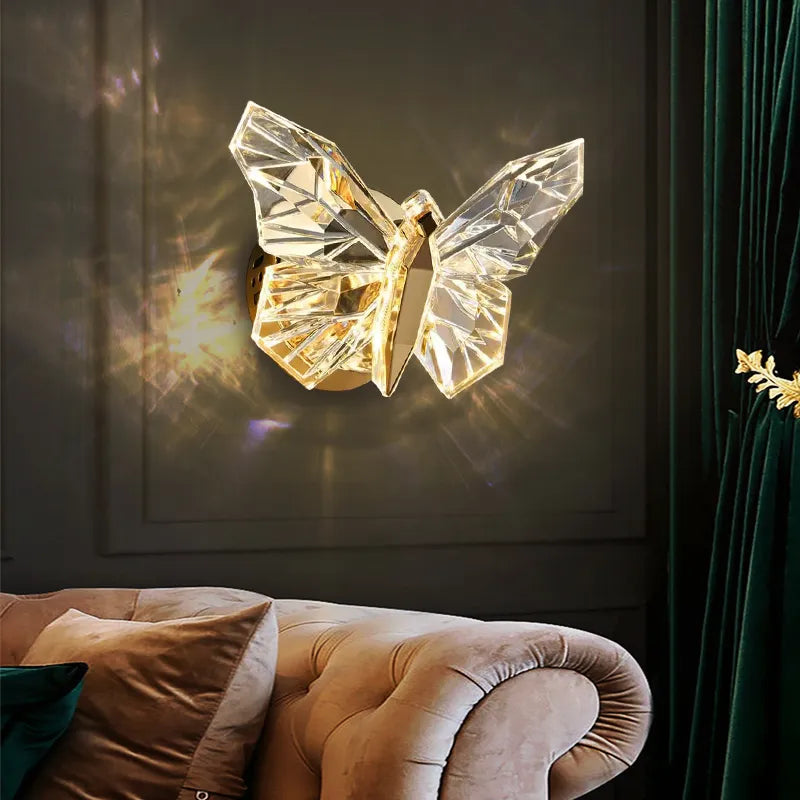 Nordic LED butterfly wall light