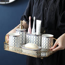 stylish and practical ceramic bathroom accessory set