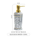 ceramic soap dispenser for shower gel and disinfectant